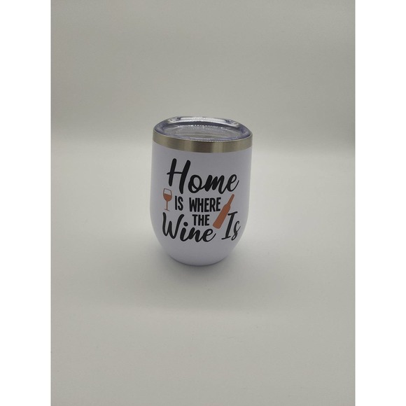 Wine/coffee steel tumbler - Picture 1 of 2